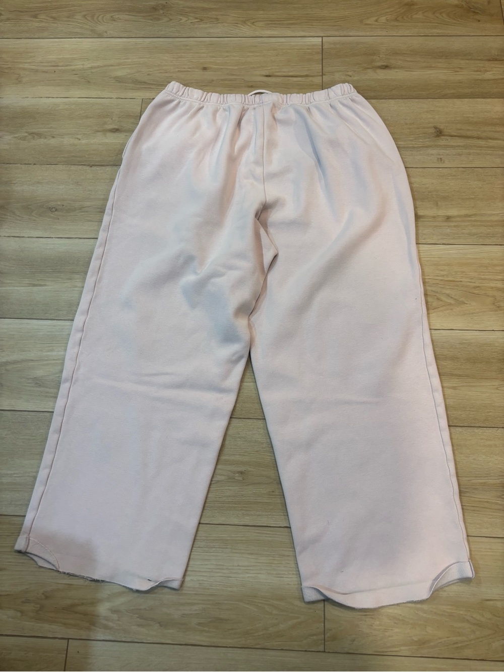 SKIMS Women's Pink Baggy Wide Leg Sweatpants Size XL - Picture 6 of 9